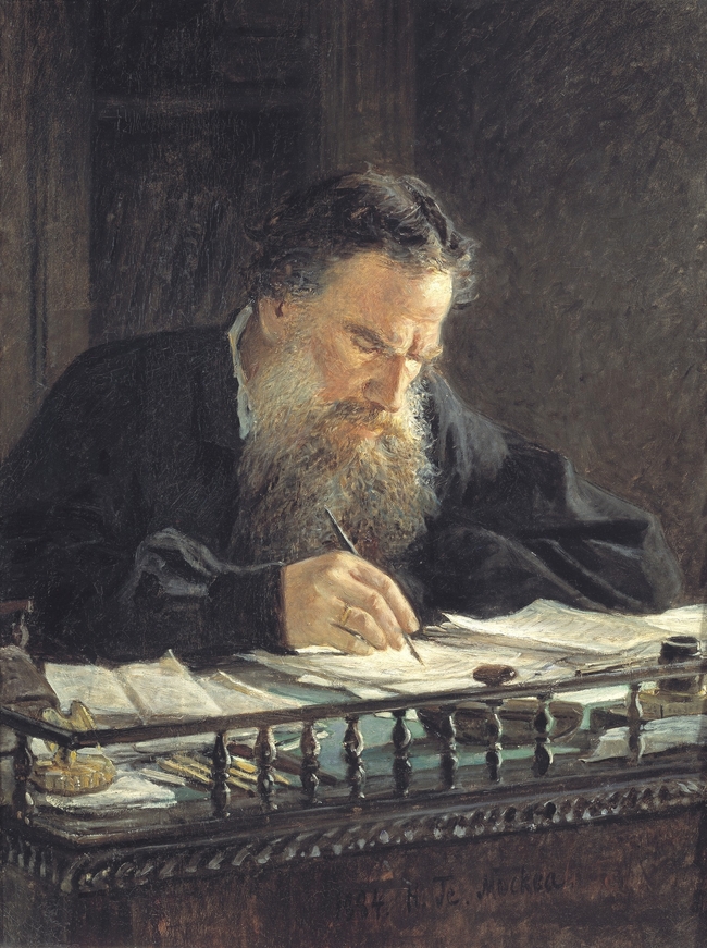 Портрет писателя графа Льва Николаевича Толстого